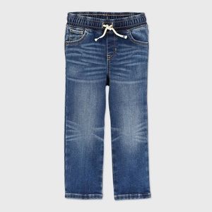 Cat & Jack Boys Brushed Back Straight Leg Jeans 2T